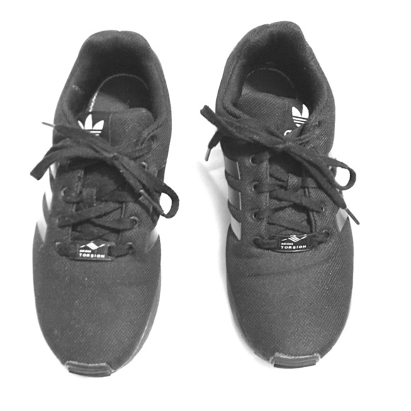 adidas Shoes Adidas 2x Flux Torsion Black Running Sneakers Poshmark
